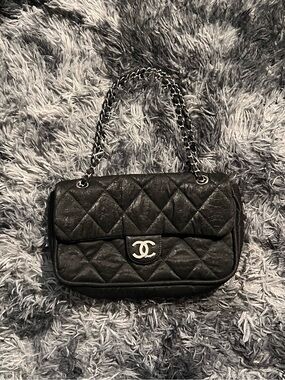 CHANEL Le Marais Coated Canvas Flap Bag